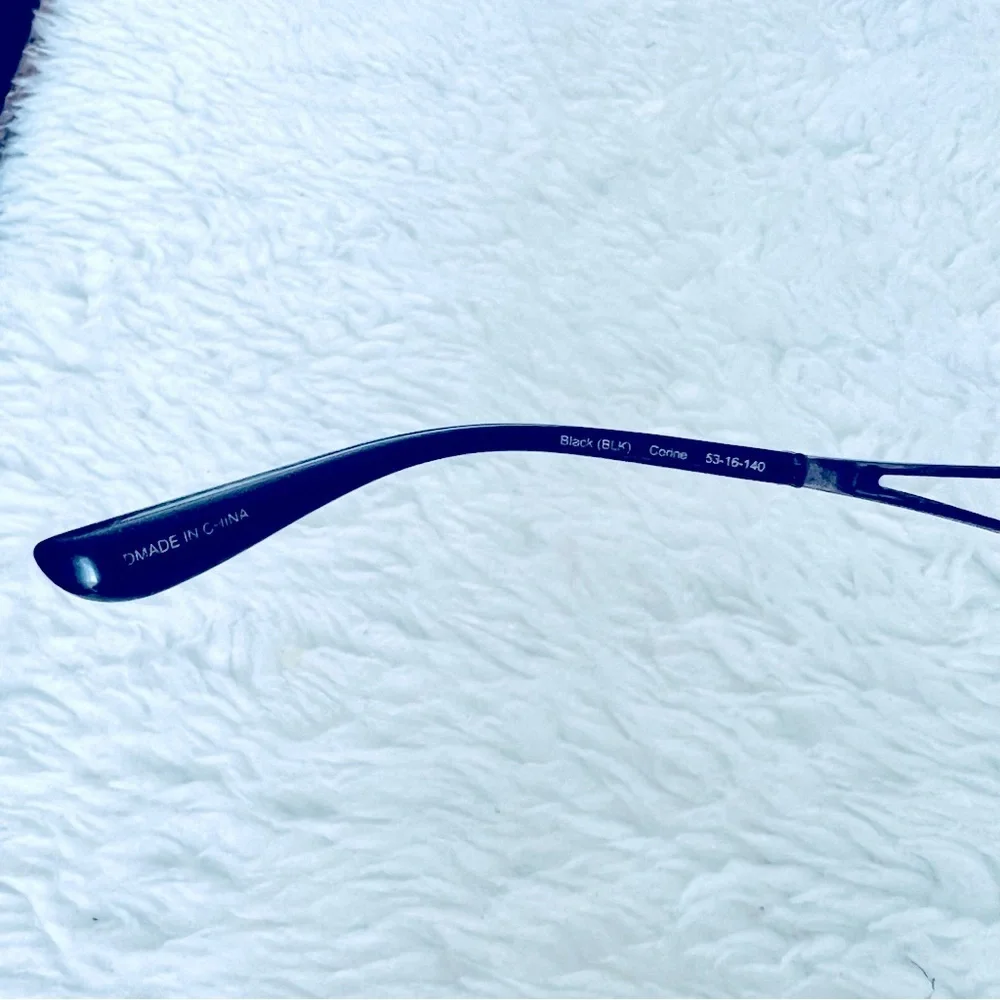 Badgley Mischka 2660 Black Corina Plastic/Metal Eyeglasses Frame Only w/ case